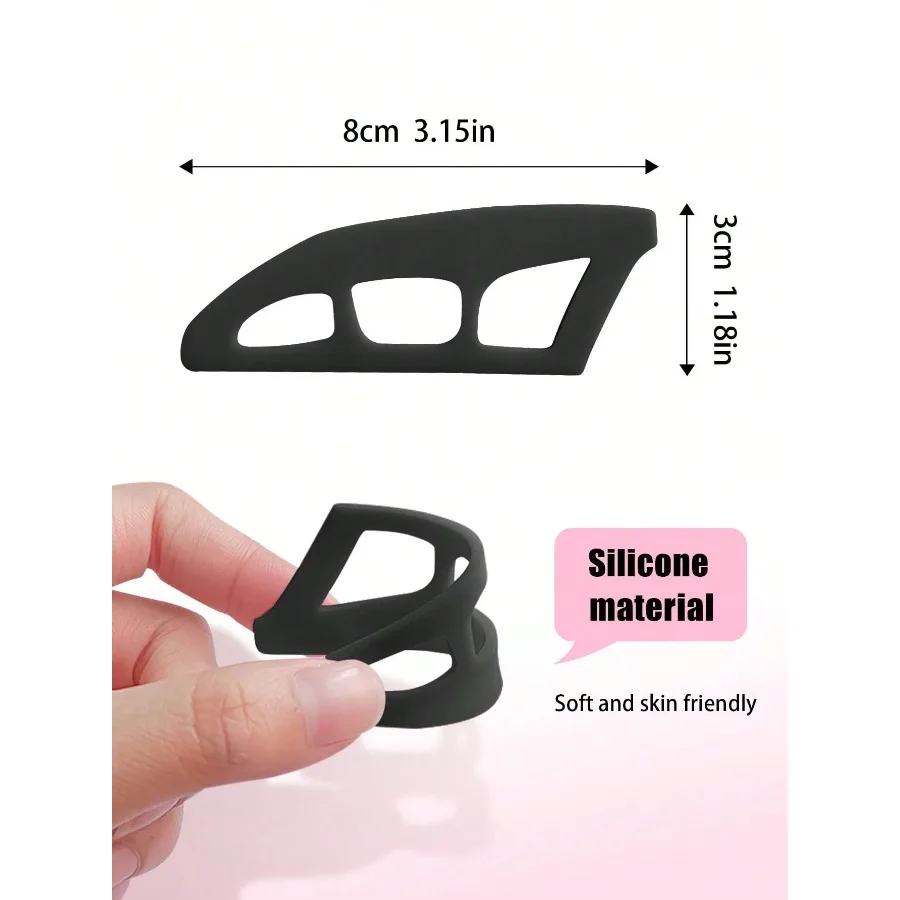2-piece Set Female Eye Shadow Tool-Eyeshadow Brushes & Molds Multi-function Quick Eye Makeup Template Suitable for Beginners view 6