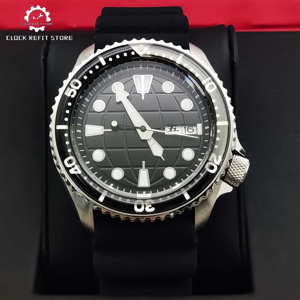 Men\'s NH36 Automatic Mechanical Watch Flat Sapphire Glass Waterproof Case Comfortable Strap Casual Fashion Watch