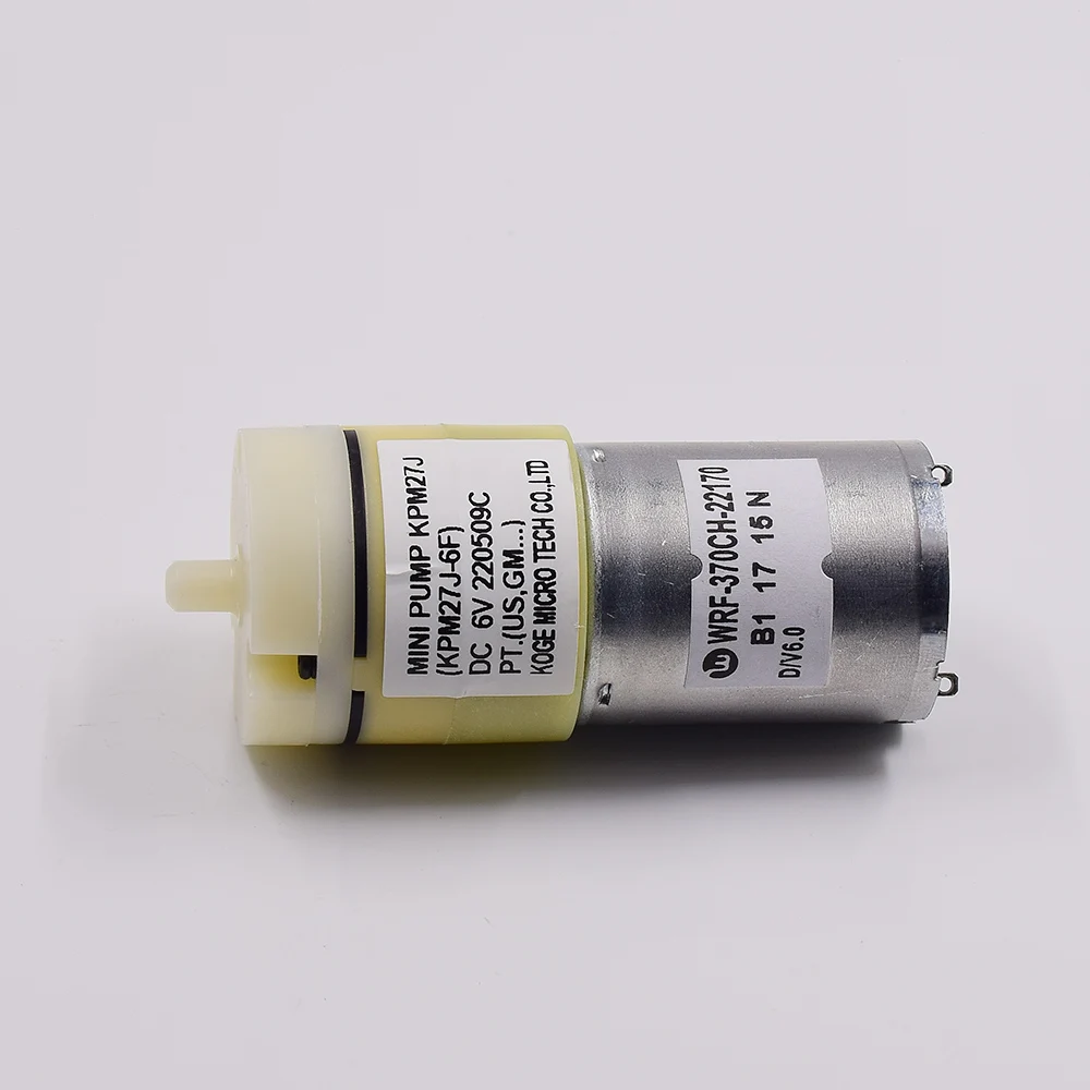 DC 6V KOGE KPM27J-6F pompa membranowa Mini 27mm 370 pompa powietrza do akwarium akwarium Tester ciśnienia krwi tonometr