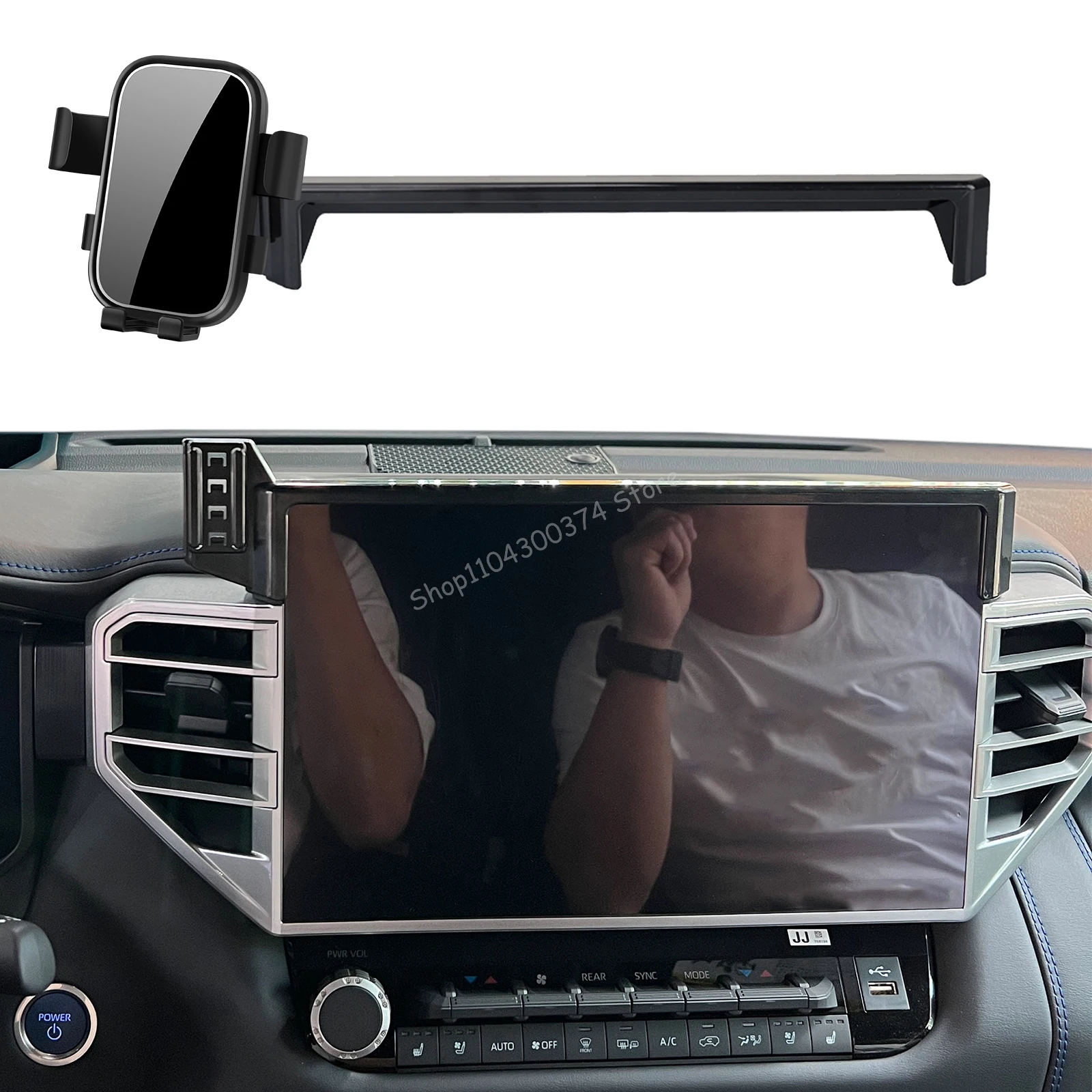 

Car Mobile Phone Holder for Toyota Sequoia 2022 2023 2024 GPS Bracket Navigation Stand Auto Accessories