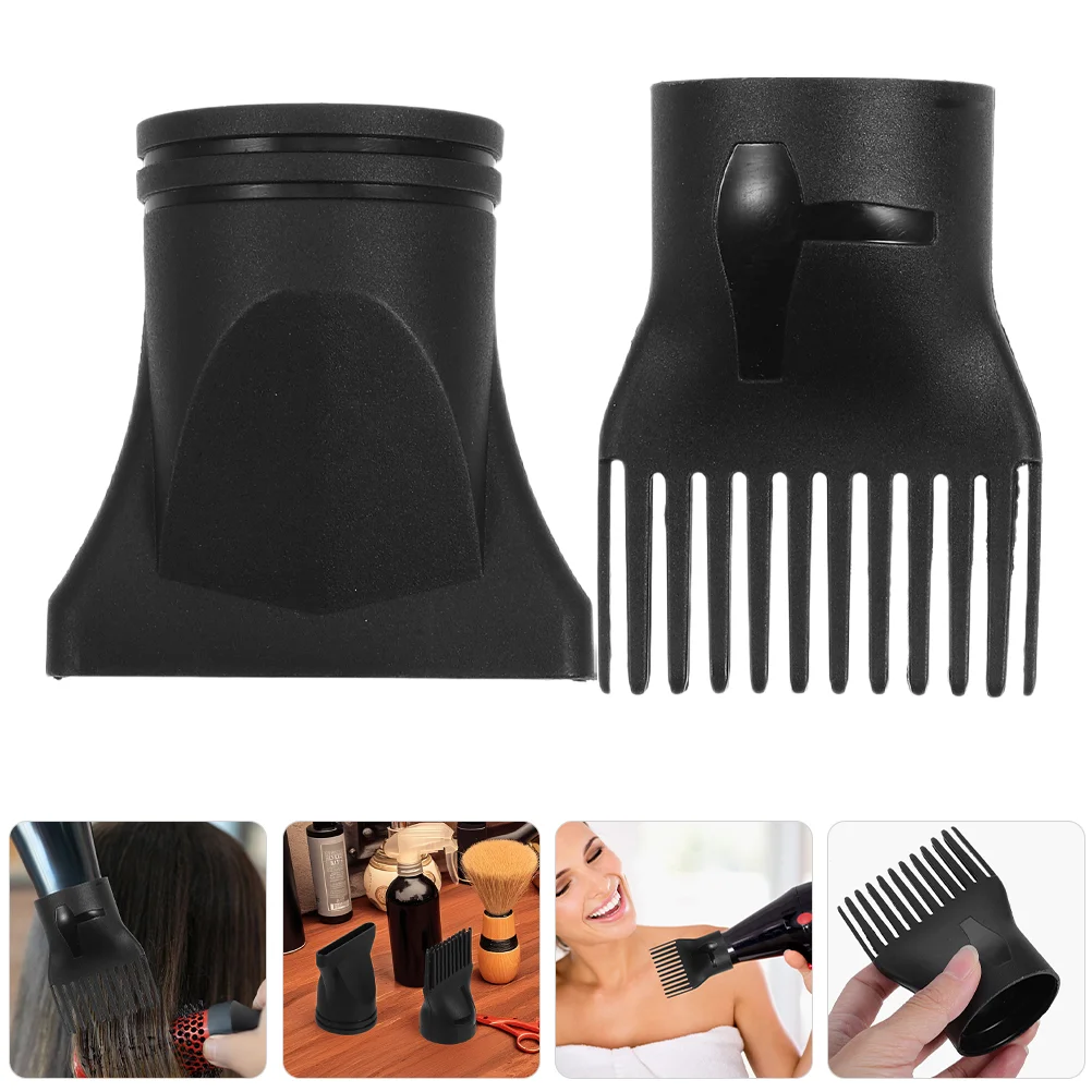 6 Pcs Hair Dryer Nozzle Modeling Diffuser Attachment for Barbershop Travel Hairdryer