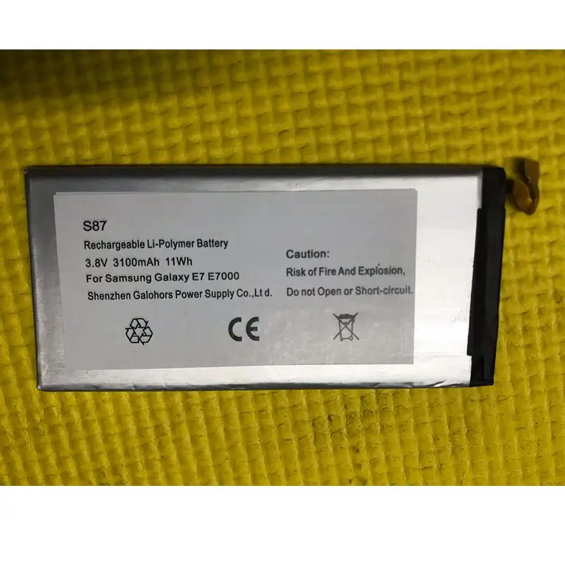 

Литий-полимерный аккумулятор 3,8 В для Samsung Galaxy E7 SM-E7000 SM-E700F/D E700D E7009 EB-BE700ABE, высокое качество