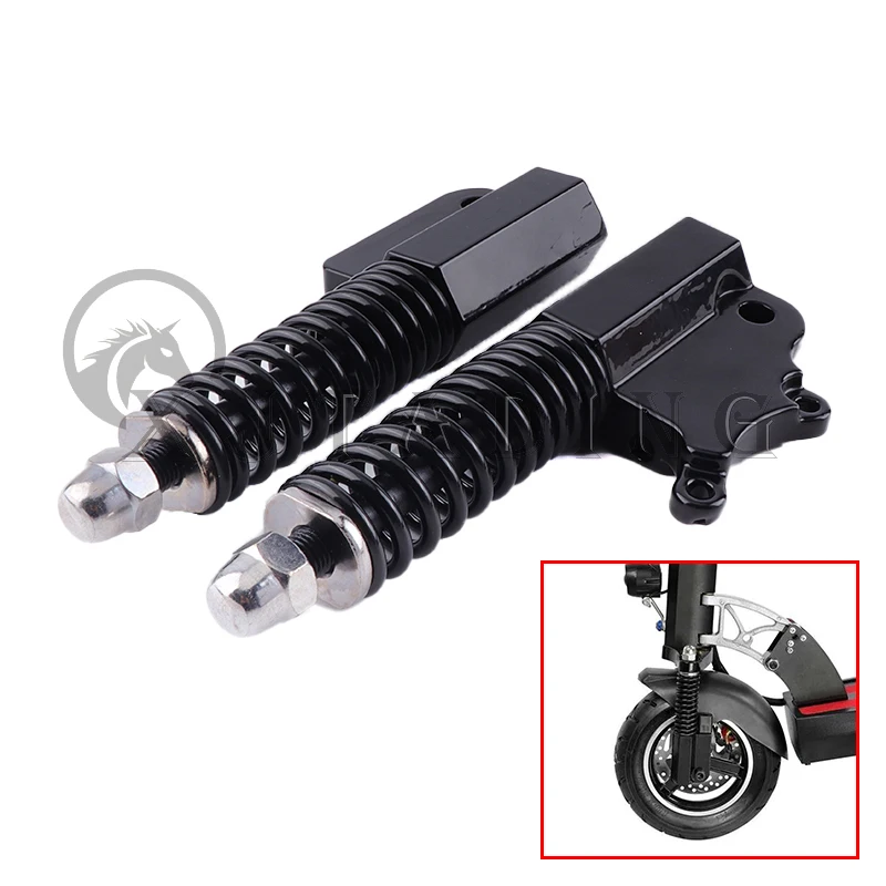 1 pair 10 inch Electric Scooter Bike Front Wheel Shock Absorber With Damping Hole Wheel Spring Shock Absorber For Kugoo M4 Parts