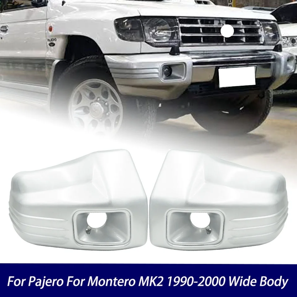 

Обжимной 2 шт. угловой светильник, корпус угловой лампы, ободок с отверстием для Mitsubishi Pajero для Montero MK2 1990-2000, широкий корпус