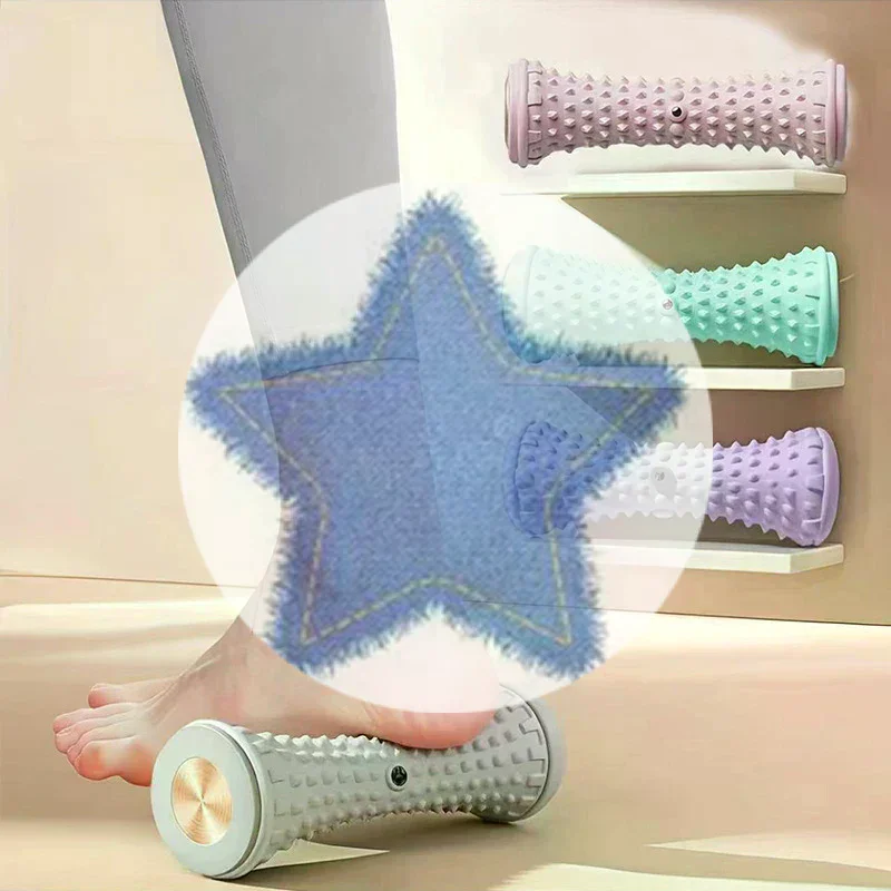 أسطوانة تدليك القدم المحمولة: تخفيف الأنسجة العميقة لالتهاب اللفافة الأخمصية والاسترخاء العصبي. هدية مثالية لتخفيف الآلام والانعكاس