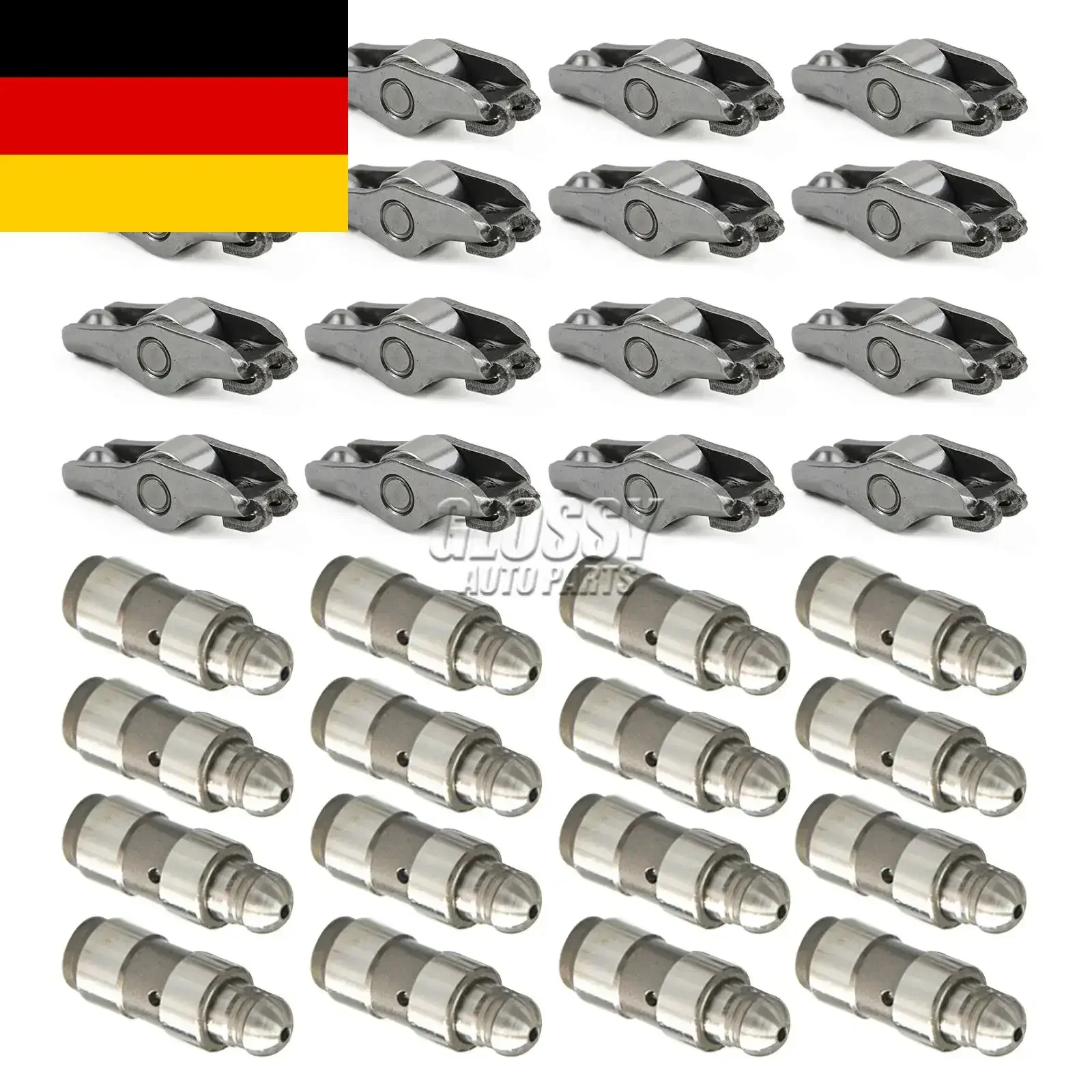 Image of AP03 16*Kipphebel+16*Hydraulikstößel für BMW 3 5 6 7er X3 X5 X6 2.0 N47 N47D20 022109423A 1.6 N47D16A N47C16A Dieselmotor