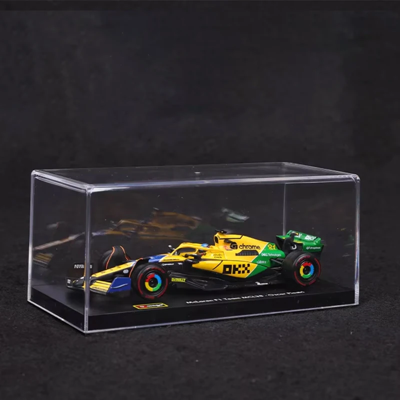BBURAGO 1:43 Diecast McLaren MCL38 F1 Car Model Daniel Ricciardo #81 Collectible Toy Motor Racing Fans Gift Boys Play Vehicle