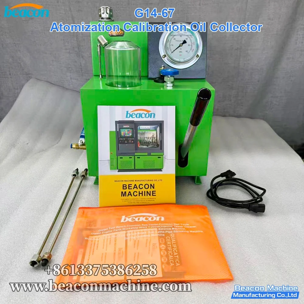 G14-67 Diesel Fuel Injector Pop Tester Nozzle Validator with Atomization Oil Collector Device