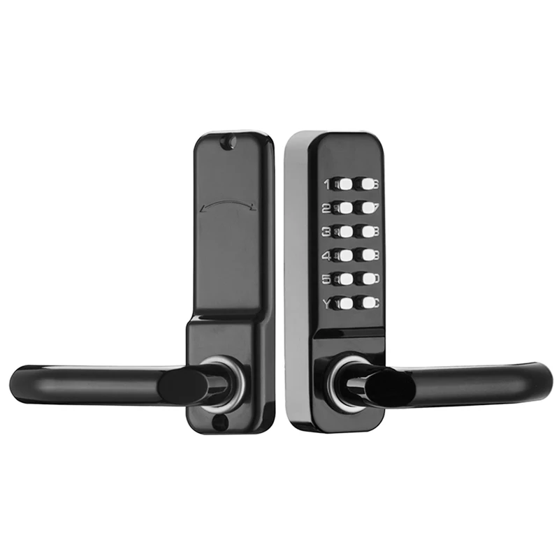 30mm Lock Mechanism Exterior Gate Lock Rainproof Digital Lock With Lever Handle Push button Combination Lock