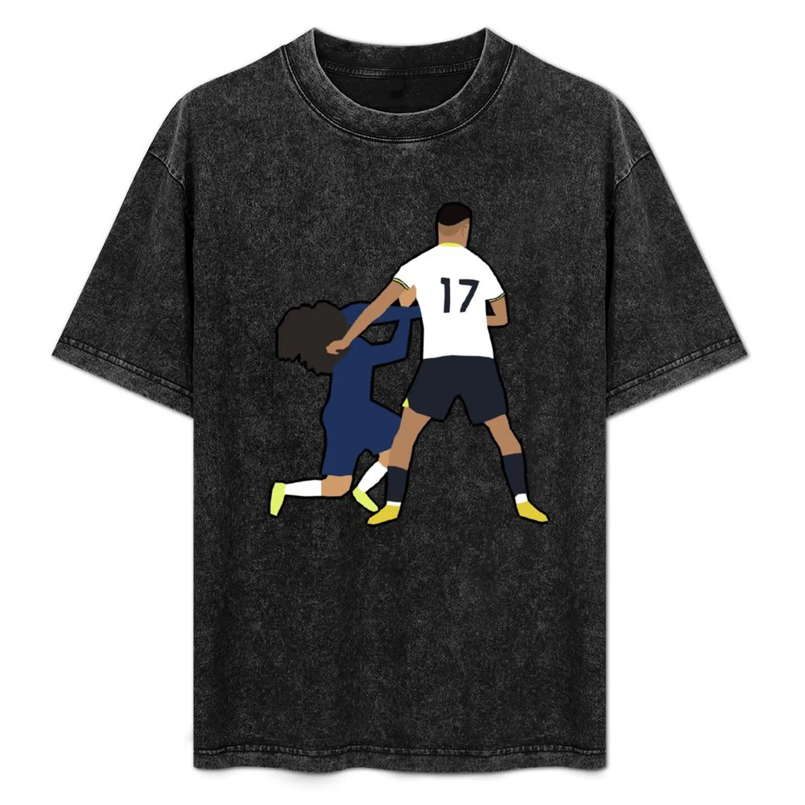 Camiseta con estampado de estilo moderno de Cristian Romero Not Comitting a Foul