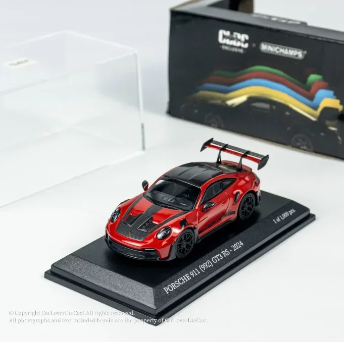 MINICHAMPS 1/64 Porsche 911 (992) GT3 RS Die-Cast Car Model