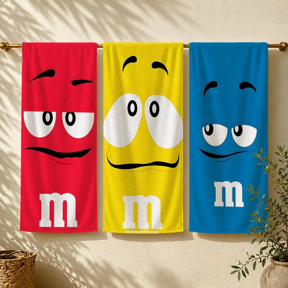 Candy Brand M-M&M's Towel Towel beach towel, quick drying absorbent bath towel for Swim,Gym,Camping,Outdoor hot