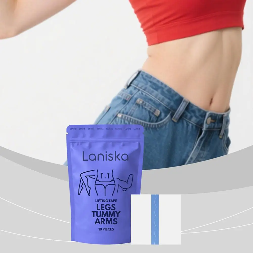 Laniska 3-in-1 Lifting Tape for Tummy Legs & Arms,All-Day Comfort Anti-Sweat Body Shaper,Invisible Skin Tightening Firming Patch