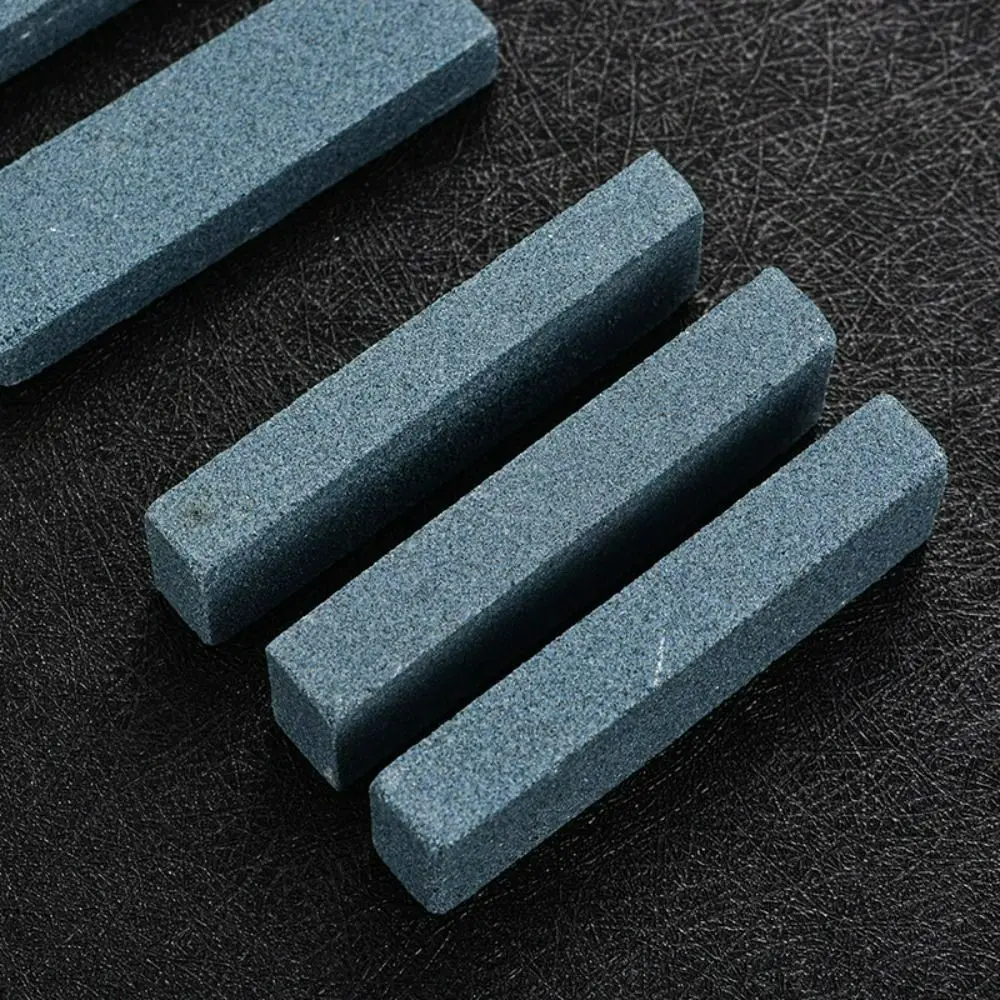 10pcs Black Silicon Carbide Mini Whetstone 240 Mesh High Hardness Portable Whetstone Simple Design Durable Tool Accessories Home