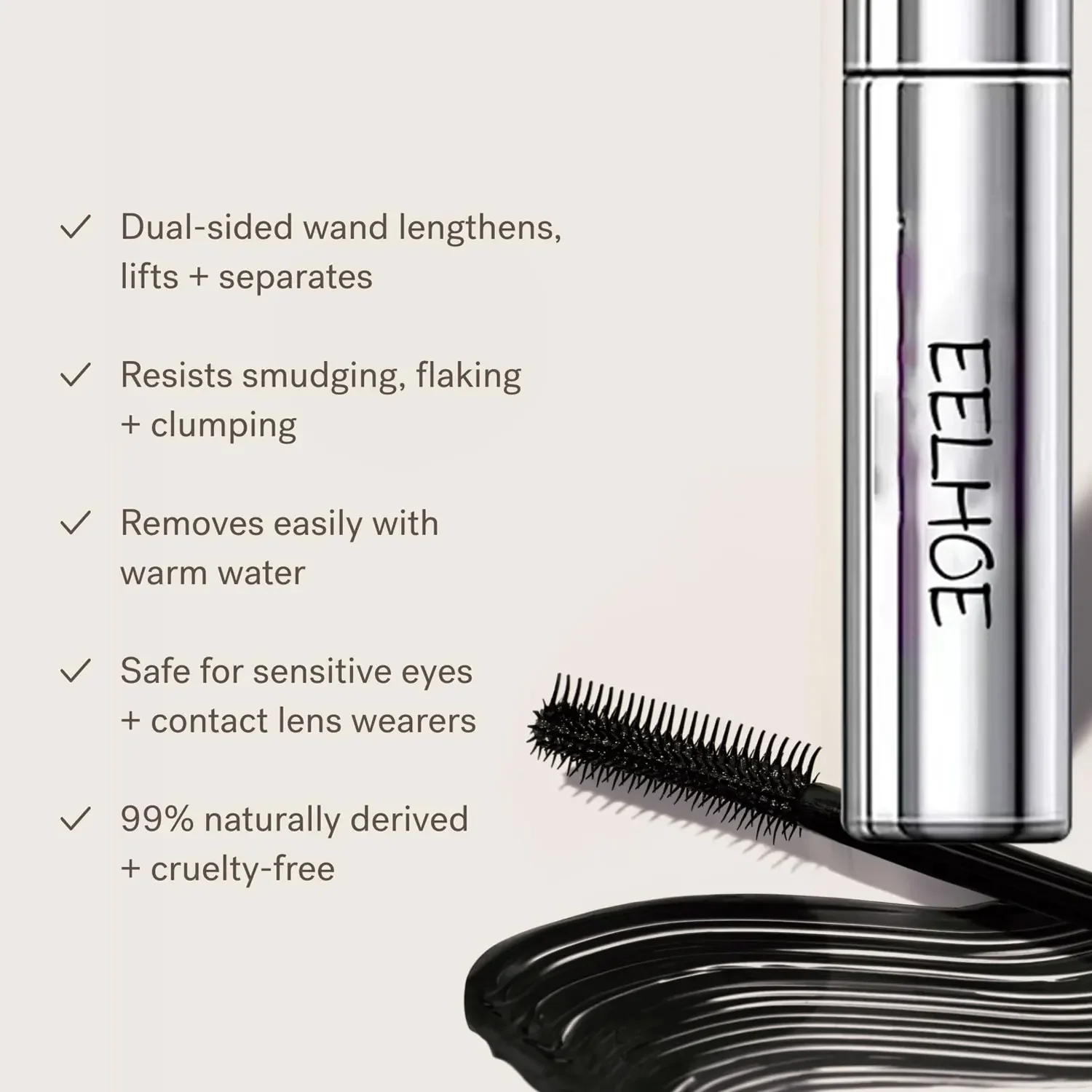 Mascara Waterproof Makeup Products Lengthening Lash Eyelash Lash Extension Longlasting Makeup Korean Makeup Tools & Accessories