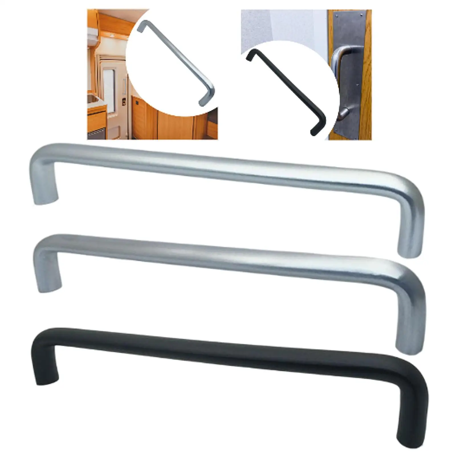 Camper RV Entry Door Assist Bar Handrail for Automotive Cabinet Doors