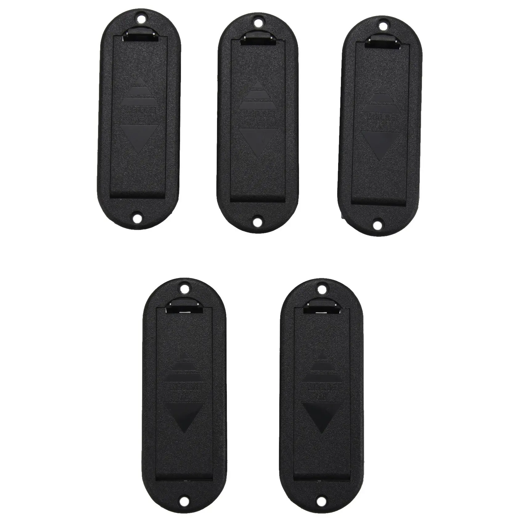 

5pcs 9V Battery Case Holder Cover Box Replacement for Active Guitar Bass Pickup