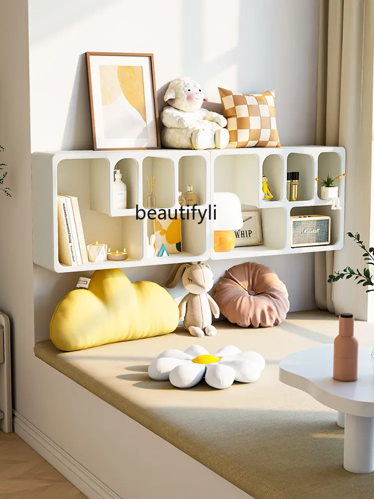 Bay Window Storage Cabinet Space Utilization Small Bookshelf Clothes Closet Storage Rack Free Combination Narrow Side Cabinet