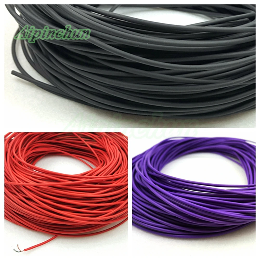 Aipinchun 20Meters DIY Audio Earphone Cable Repair Replacement Headphone Copper Wire TPE Cord