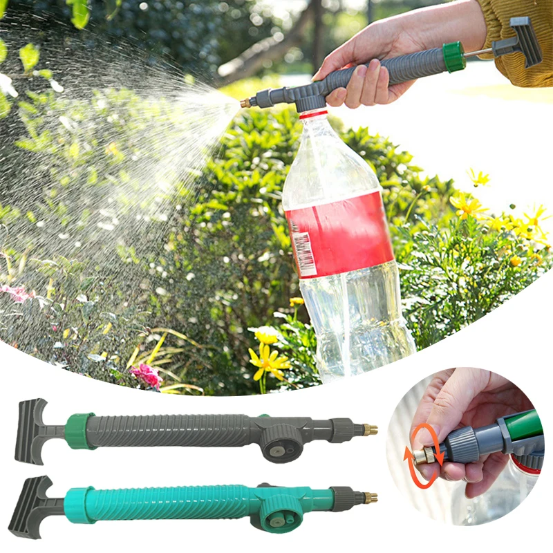 

Manual High Pressure Air Pump Sprayer Adjustable Drink Bottle Spray Head Nozzle Garden Watering Tool Sprayer Agriculture Tools A