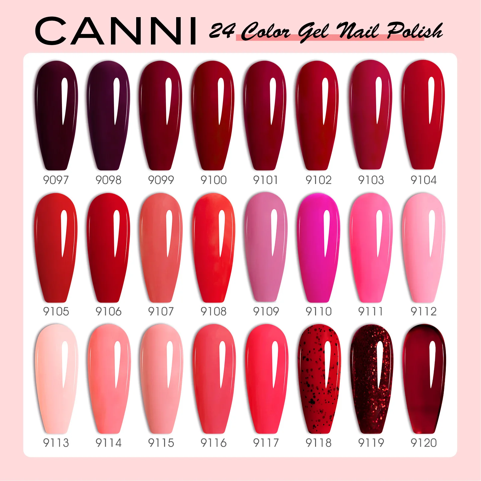 CANNI 30-teiliges Nagel-Gel-Nagellack-Set CC Collection TPO/Hema Free Fall Nails Weihnachts-Gel-Lack Soak Off Semi Permanent Gel-Set – Detail 13