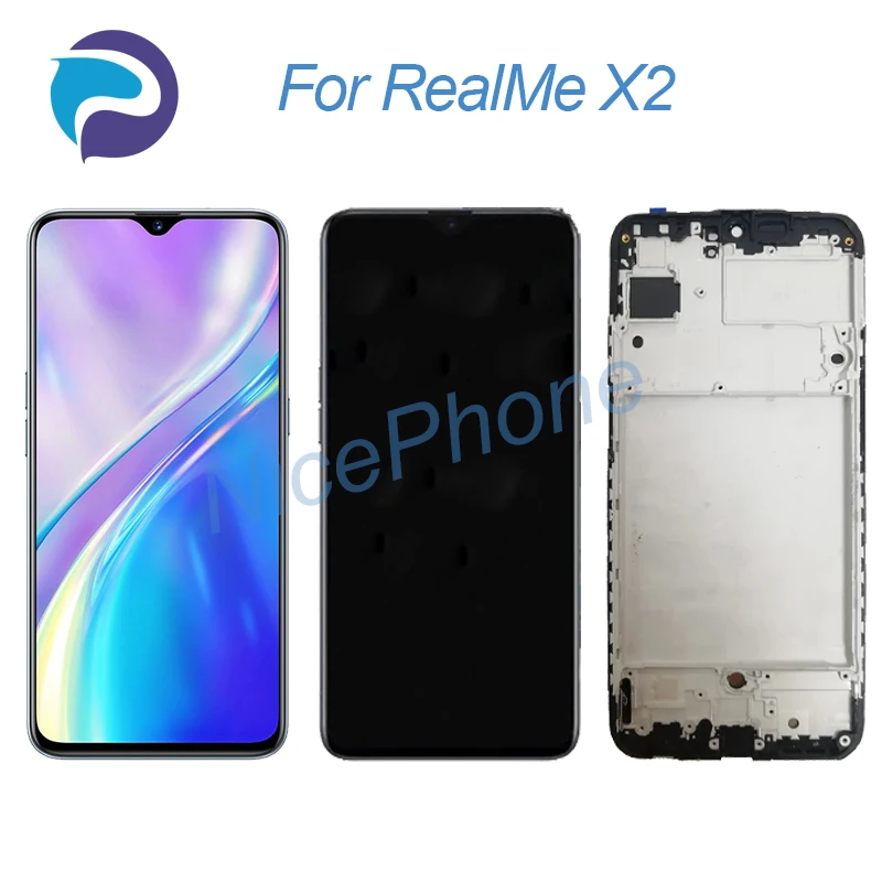 

for RealMe X2 LCD Screen + Touch Digitizer Display 2340*1080 RMX1992, RMX1993, RMX1991 For RealMe X2 LCD Screen Display