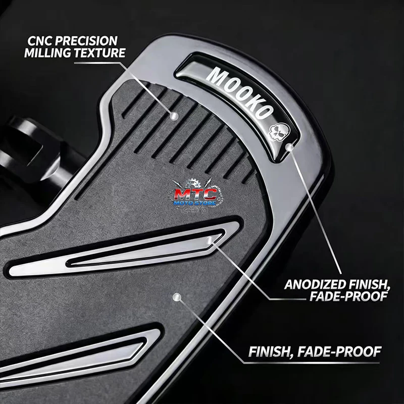 For VOGE CU625 CU525 CU250 Motorcycle Footrest Enlarged Footrest enlarged retro pedal modified widened front pedal Accessories