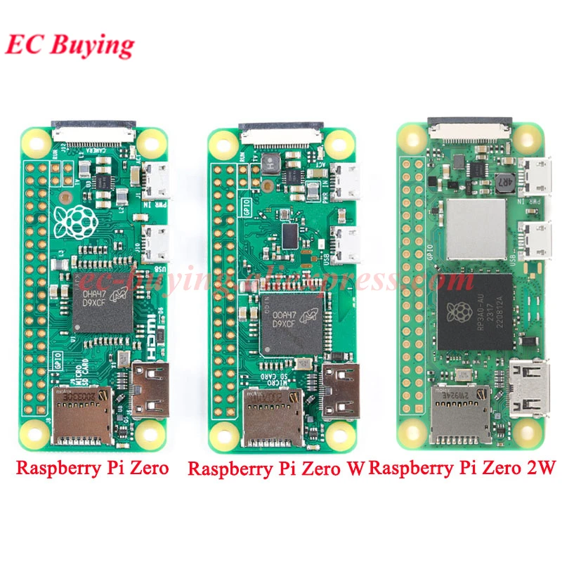 Raspberry Pi Zero/ZERO W Zero 2W z WIFI Bezprzewodowy Bluetooth-kompatybilny BLE Płytka Rozwojowa Procesor 1GHz 512MB RAM Kompatybilny z HDMI