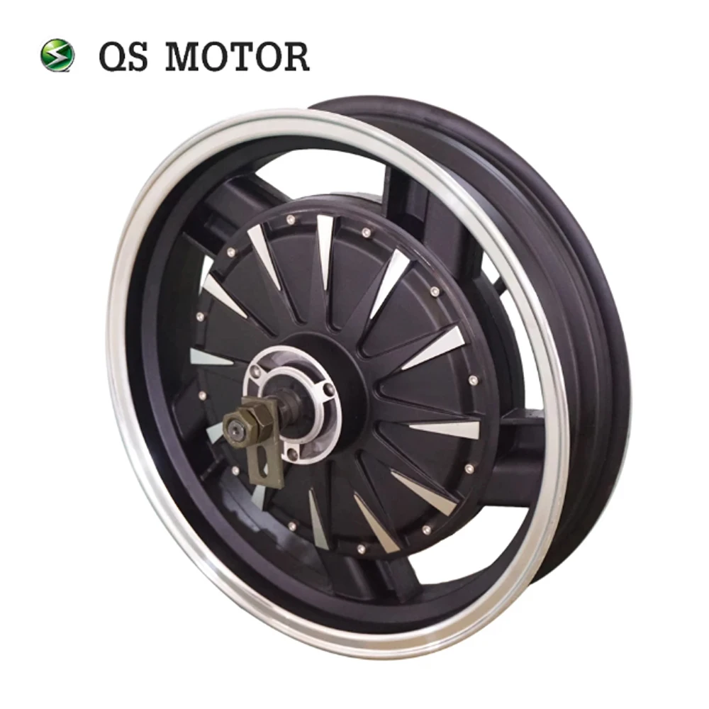 QS Motor 17*3.5inch 3000W 260 40H V1 BLDC Electric Scooter Motorcycle In Wheel Hub Motor New Update