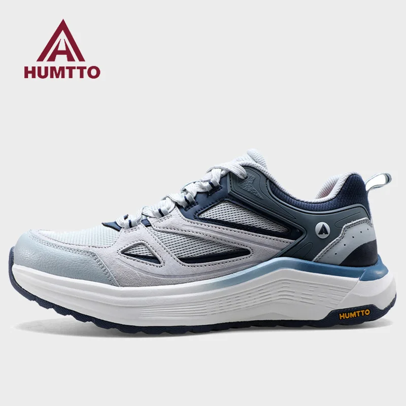 

HUMTTO 2026: Мужские дышащие кроссовки для хайкинга и бега по пересеченной местности, повседневные ботинки до щиколотки, треккинговые кроссовки