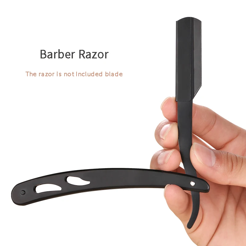 Men Shaving Straight Razors Barber Tools Manual Shaver Stainless Steel Fold Knife Razor 3 Colors image 5