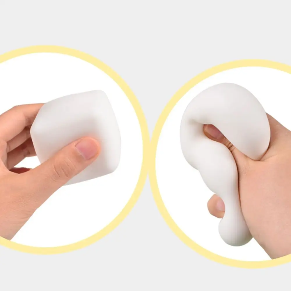 Ventilation Toy Square Tofu Pinching Toy Stress Relief Slow Rebound Fidget Squeeze Toy Simulation Tofu Slow Rebound Toy