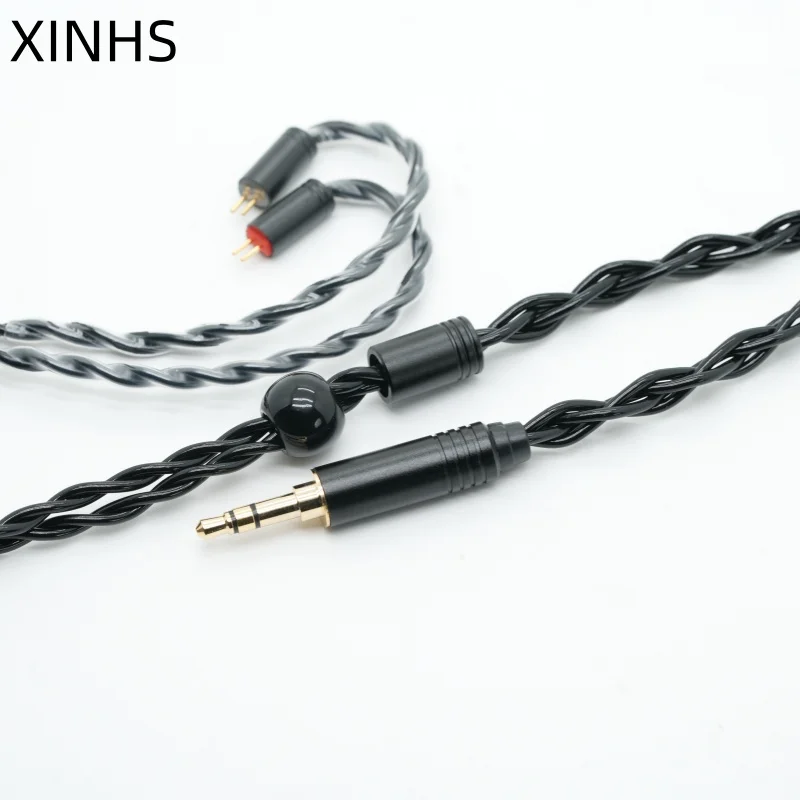 XINHS 銅製単結晶 ヘッドホンケーブル 120cm
