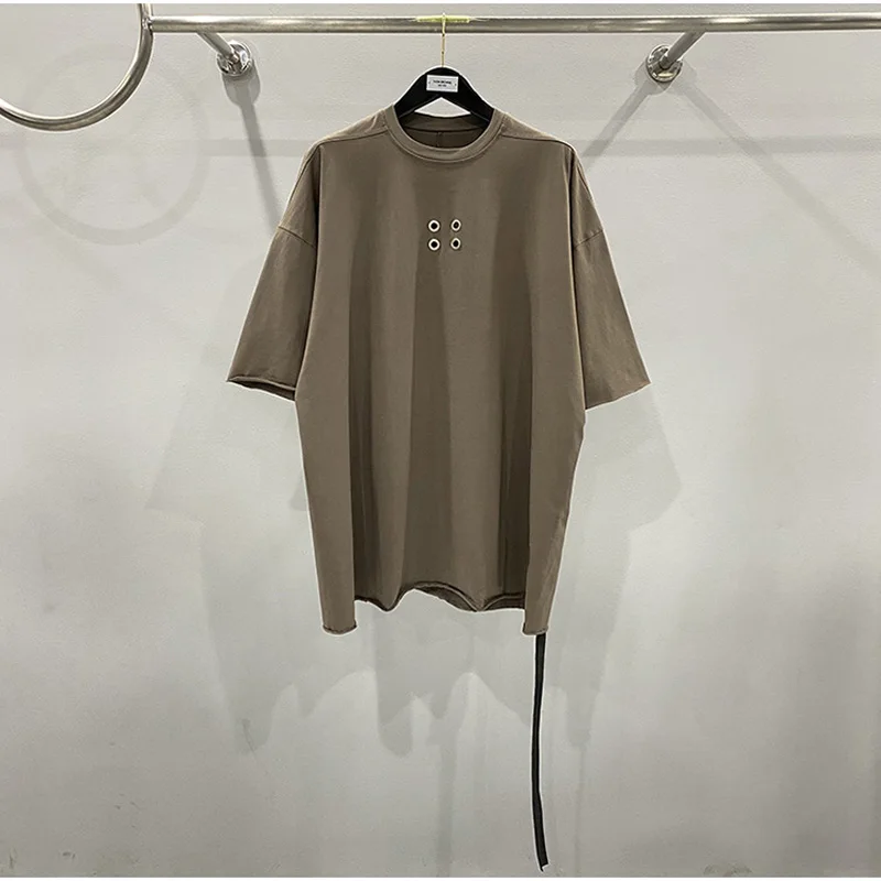 Owen Seak męska koszulka bawełniana oversize gotycka odzież męska topy koszulki letnie kobiety główna ulica czarno-białe T Shirt rozmiar XL