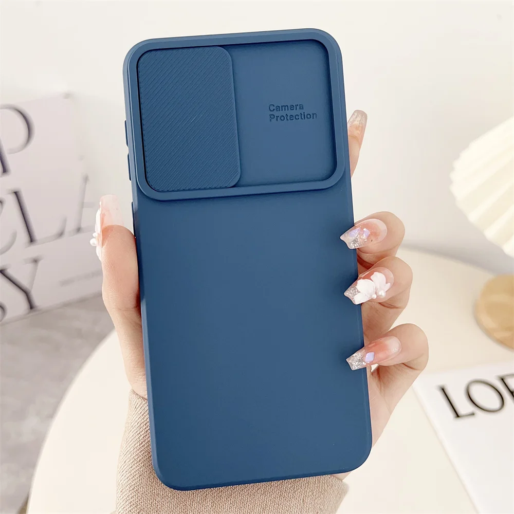 Luxus Rutsche Kamera Schutz Fall Für Samsung Galaxy S24 S23 S22 S21 Ultra Plus FE A34 A24 A14 A54 A73 A53 a33 A51 A71 Funda