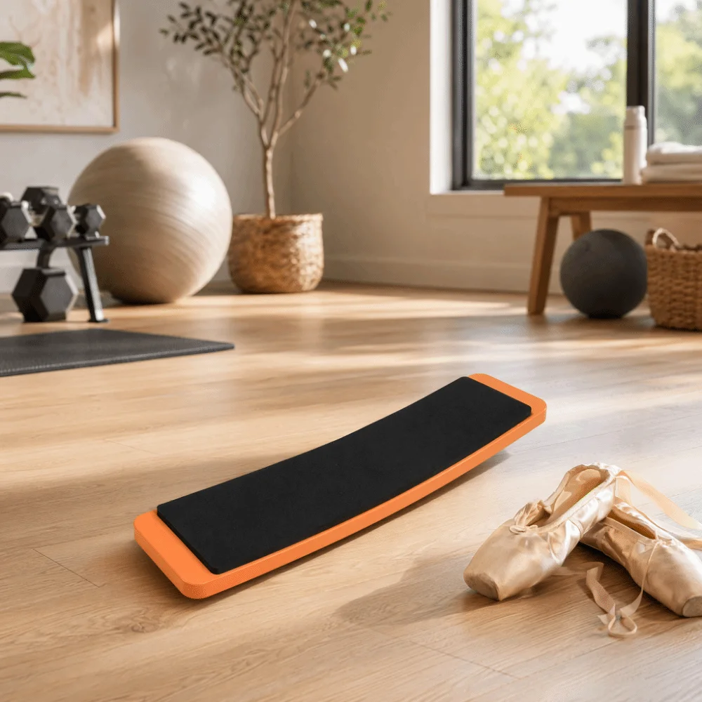 Durable ABS Turning Board Non-Slip Curved Dance Training Board Lightweight Rounded Corners Pirouette Trainer Dance Studio