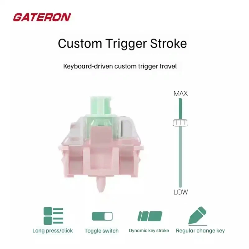 Gateron Magnetic Jade Mini E Switch Hall Sensor Fps Valorant Smd Rgb Linear Diy Customized Mechanical Keyboard