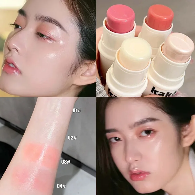 Shimmer Water Light Highlighter Stick Blush Sticks Waterproof Brightening Face Illuminator Face Contouring Korea Makeup Cosmetic