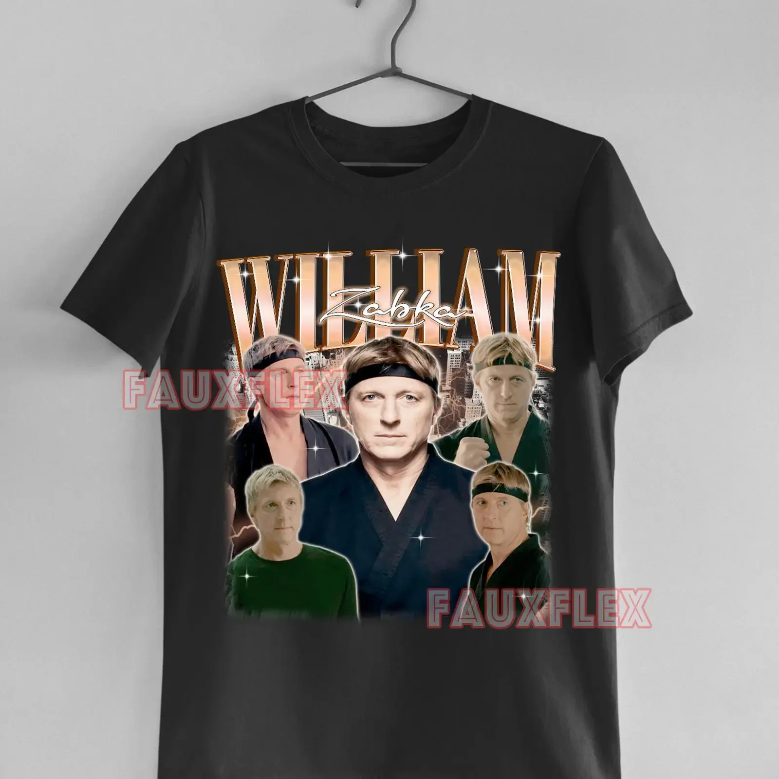 William Zabka Homage T Shirt Retro 90s Casual Fan Merch for Adults Kids vintage Washed Comfortable graphic homme