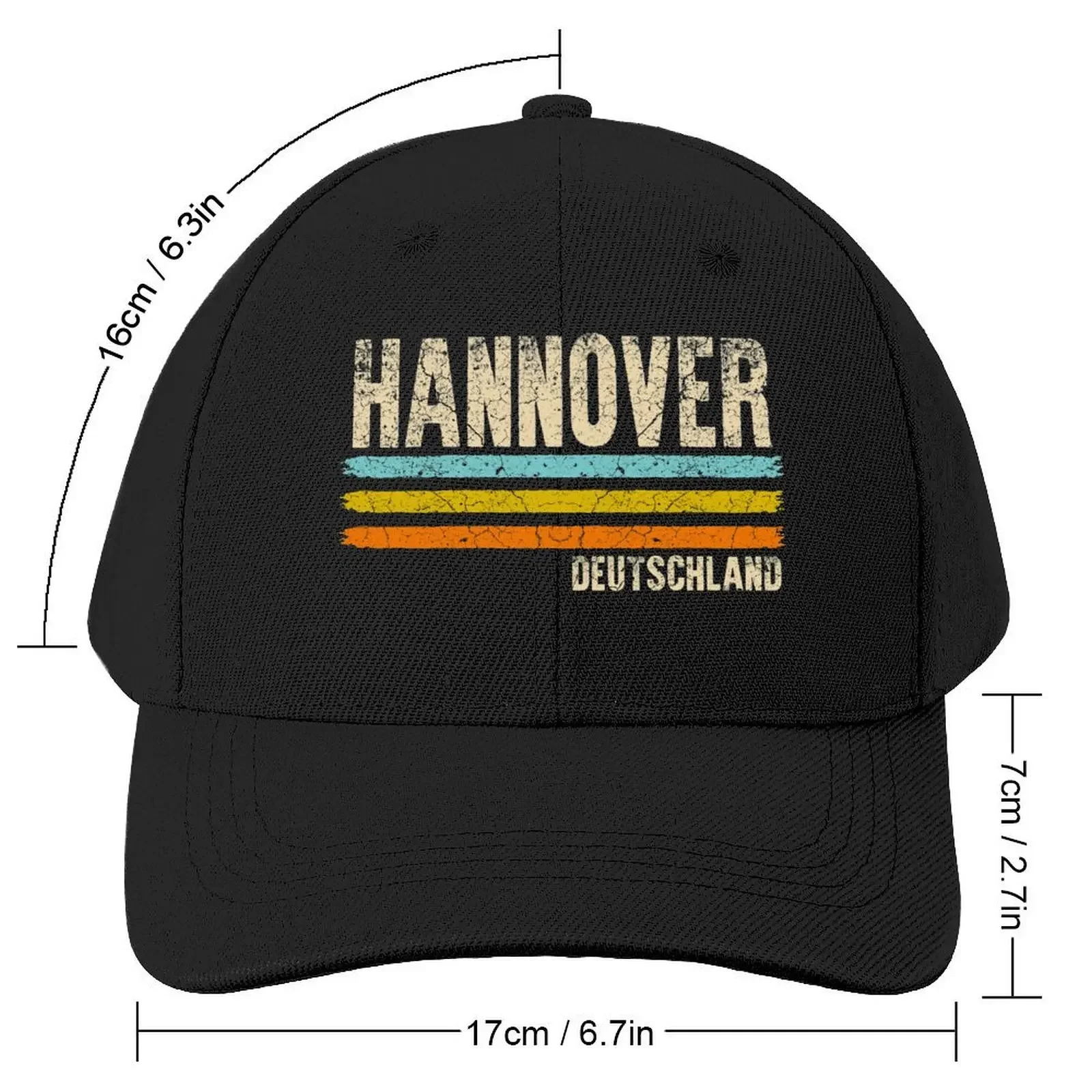 Hanover Germany Baseball Cap |-F-| Luxury Hat Big Size Hat Hat Beach Women's Beach Men's