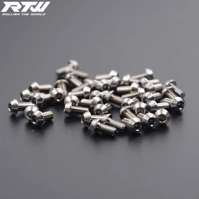 M3 TC4 titanium alloy triangular screw, tapered head hexagon screw, titanium alloy