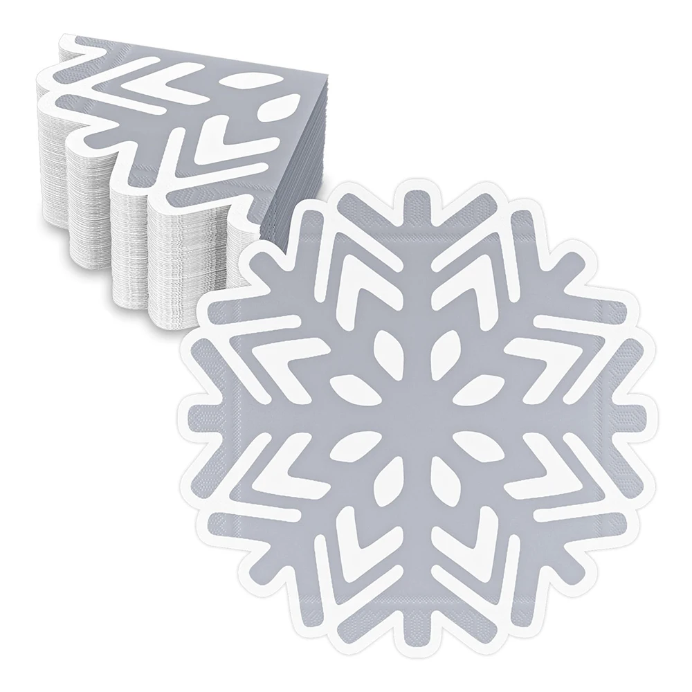 20-60 Stück Weihnachtsservietten, Weihnachtsmann-Cocktail- und Getränkeservietten, Einweg-Lebkuchenhaus- und Weihnachtsbaum-Servietten, Partyzubehör – Detail 3