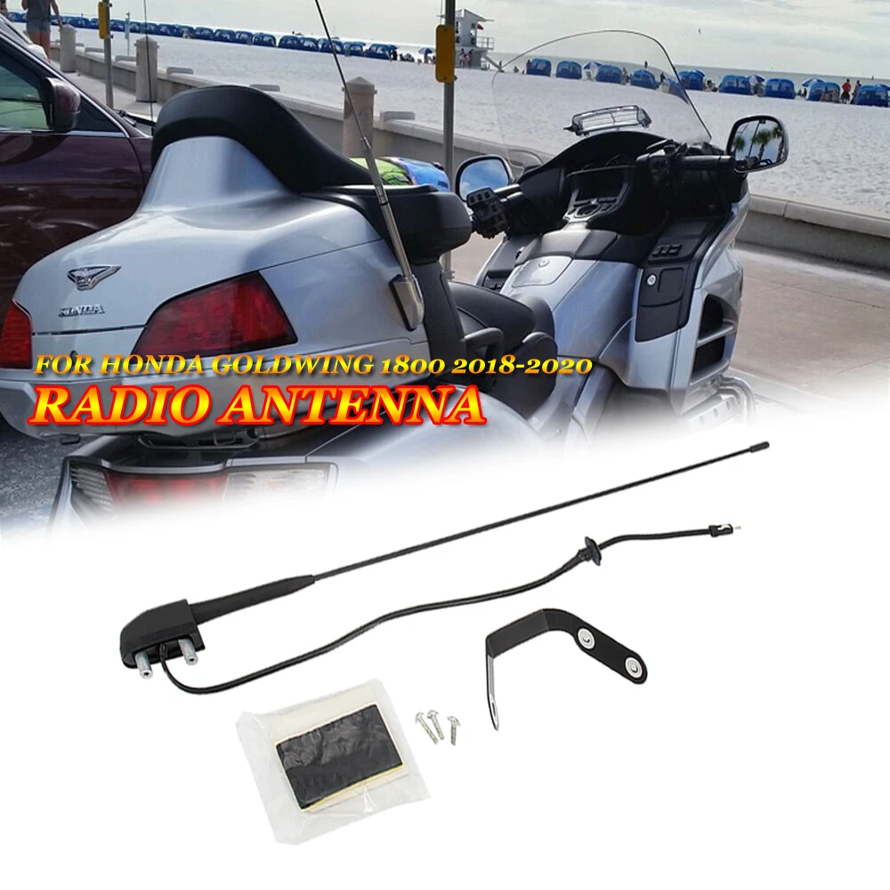 

Motorcycle Radio Antenna Communication Receiver For HONDA Glodwing GL1800 2018 2019 2020 gl1800 Aerial Base 87CM Channel CB