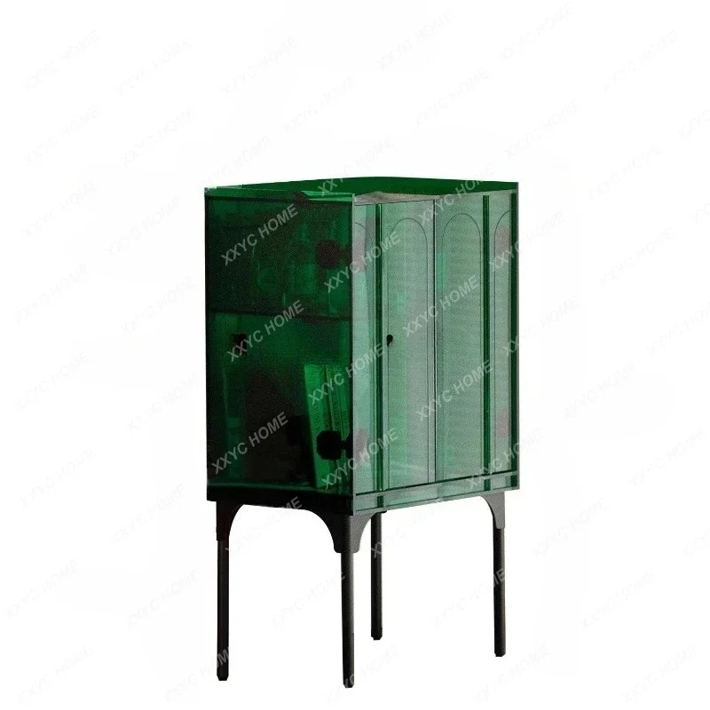 

Acrylic locker multi-function, household bedroom sofa side cabinet wine cabinet