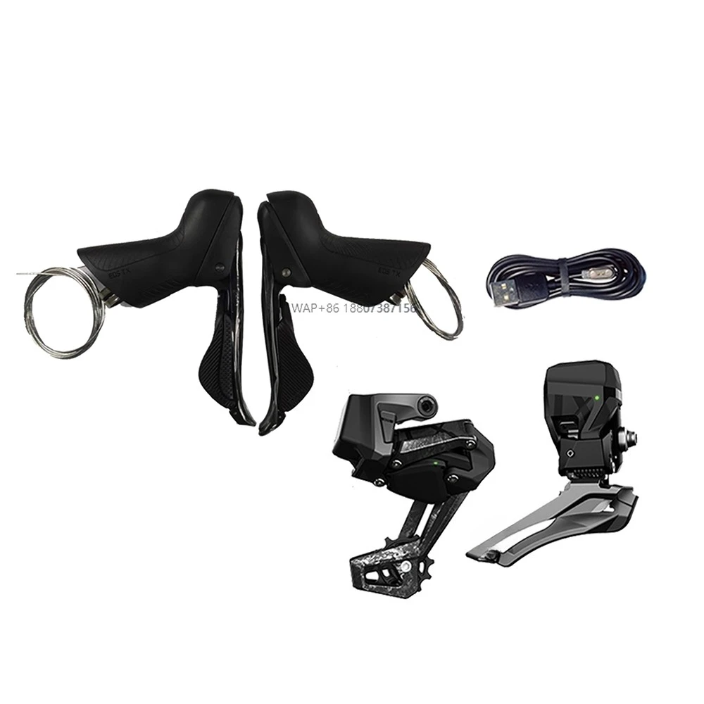 

TX6000 7-14 Speed Carbon Fiber Wireless Electronic Derailleur Road Bike Transmission Kit Bicycle Gear Shifter