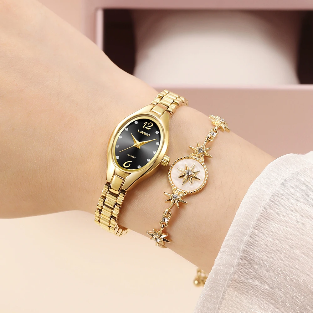 LIEBIG ステンレス鋼ストラップクォーツ時計トップブラン - Luxury Watch Brand List のレビューと価格