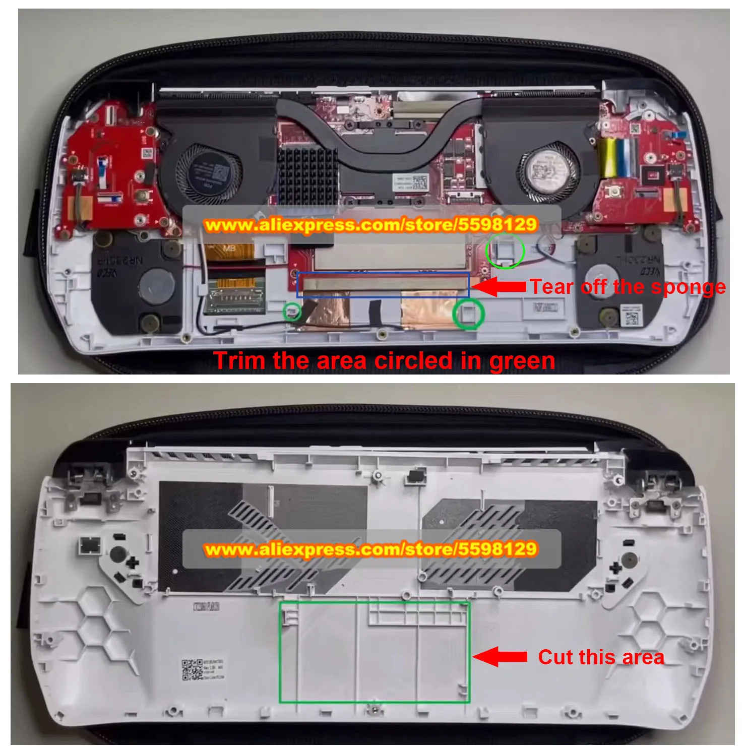 New 80Wh C41N2208 Battery 15.48V 5160mAh Expand Capacity for ROG ALLY Gaming Handheld PC RC71L