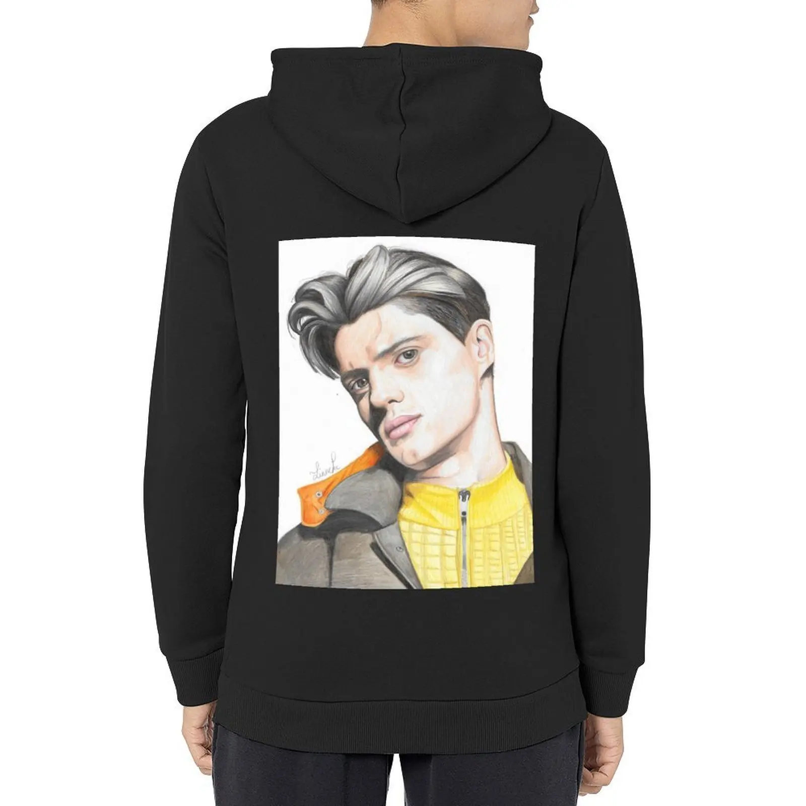 

Jace Norman - Vulkan Traditional Drawing Hoodie men wear men's clothes aesthetic clothing blouse tracksuits