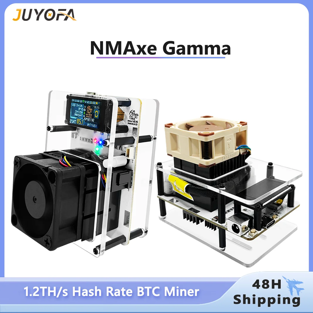 

NerdMiner NMAxe Gamma BTC Miner Opensource Solo Bitcoin BM1370 ASIC Chip Lottery Miner Hashrate 1.2TH/s Support Wi-Fi BLE USB-PD