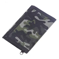 Camouflage Wallets Slim Wallet Trifold Tactical Sports Outdoor Wallets With Zipper Travel Coin Purse Card Holder Gifts For Male